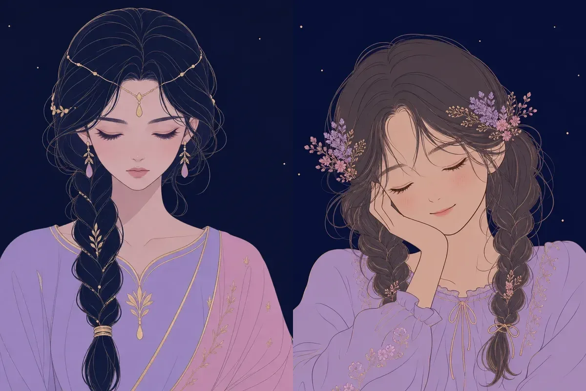 尾宿と畢宿のイメージイラスト
