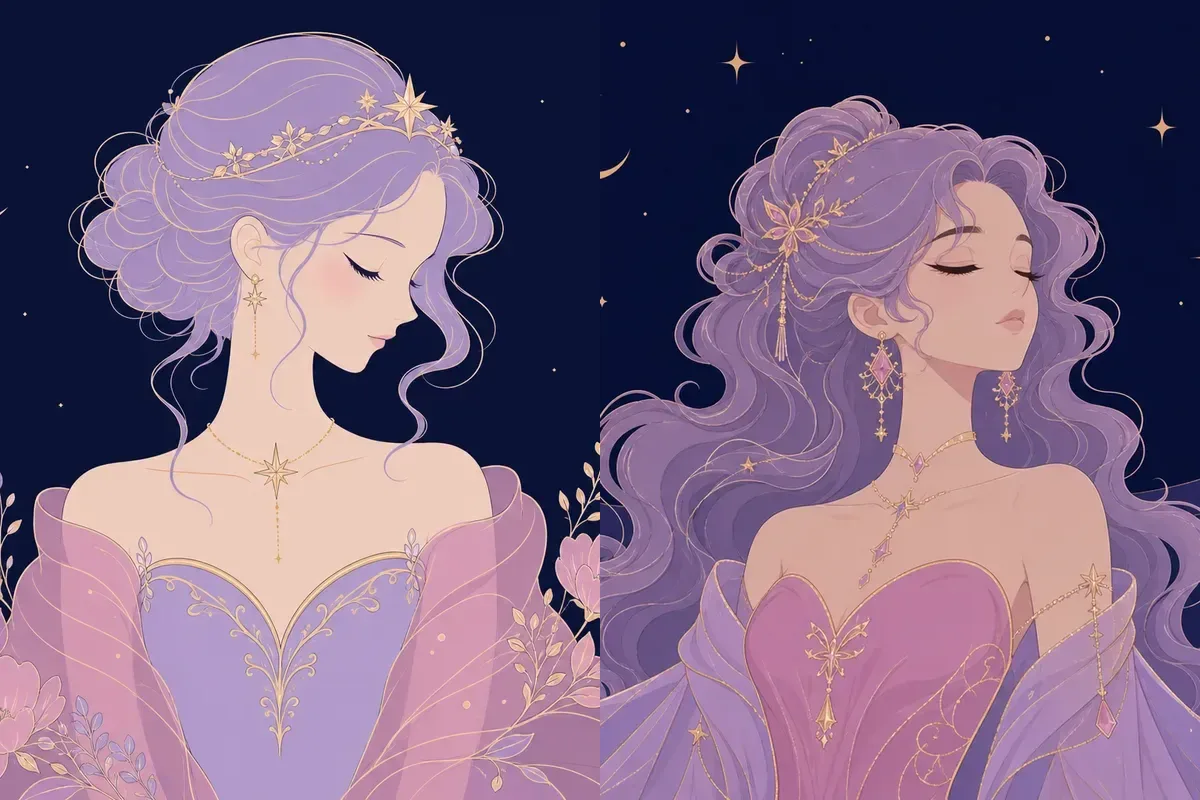 房宿と張宿のイメージイラスト