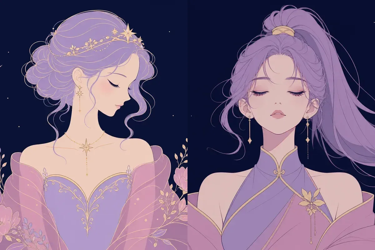 房宿と角宿のイメージイラスト