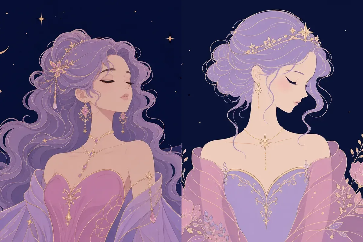 張宿と房宿のイメージイラスト