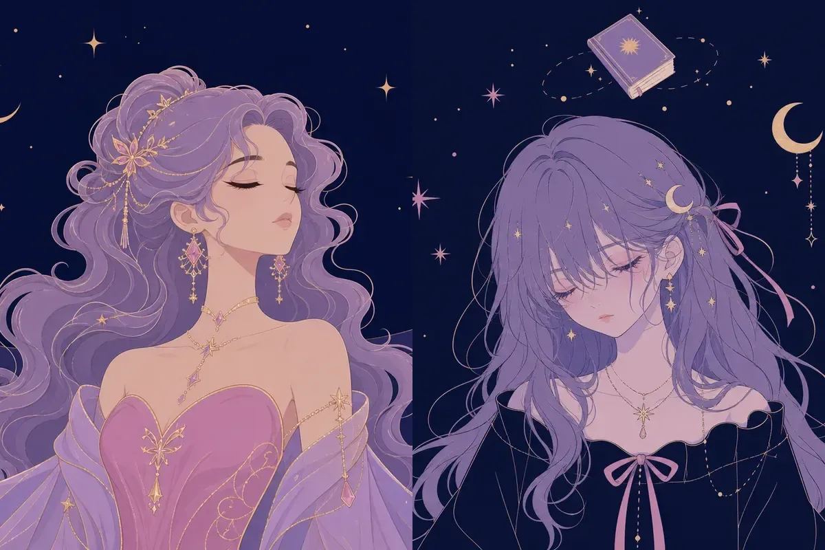 張宿と壁宿のイメージイラスト