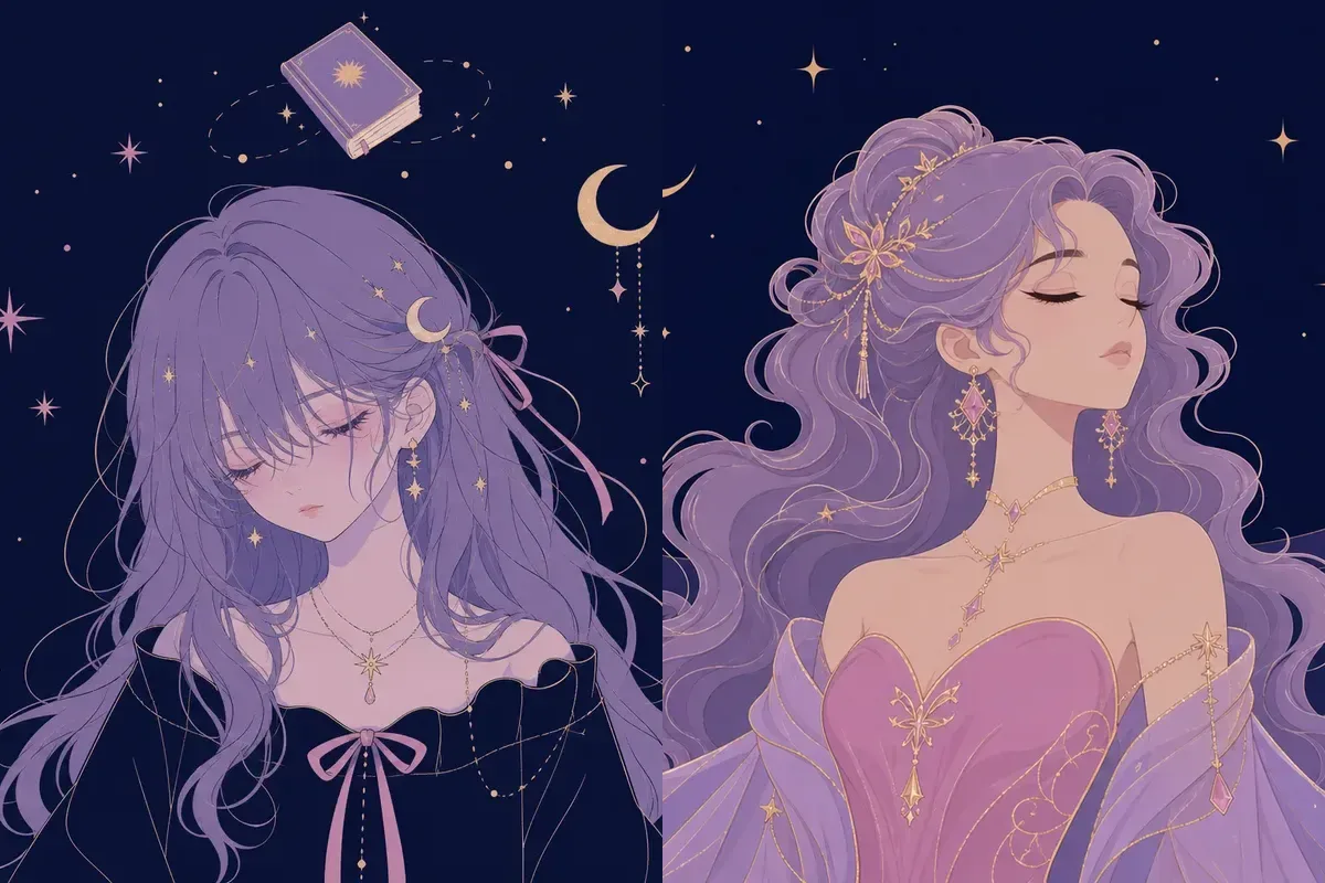 壁宿と張宿のイメージイラスト