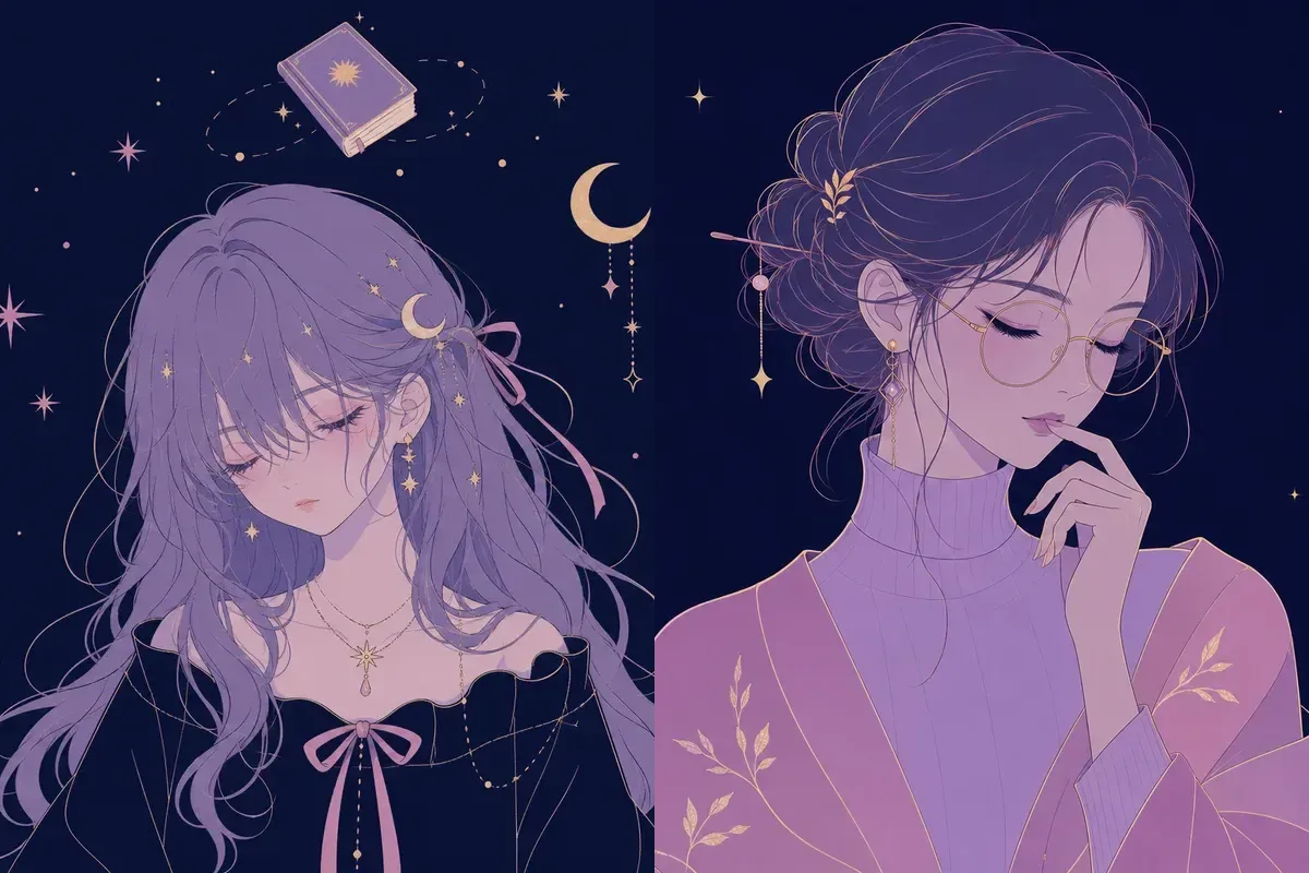 壁宿と虚宿のイメージイラスト