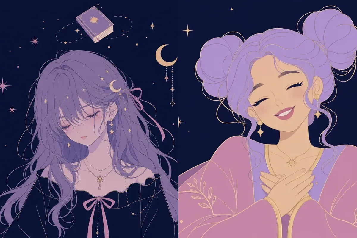 壁宿と箕宿のイメージイラスト