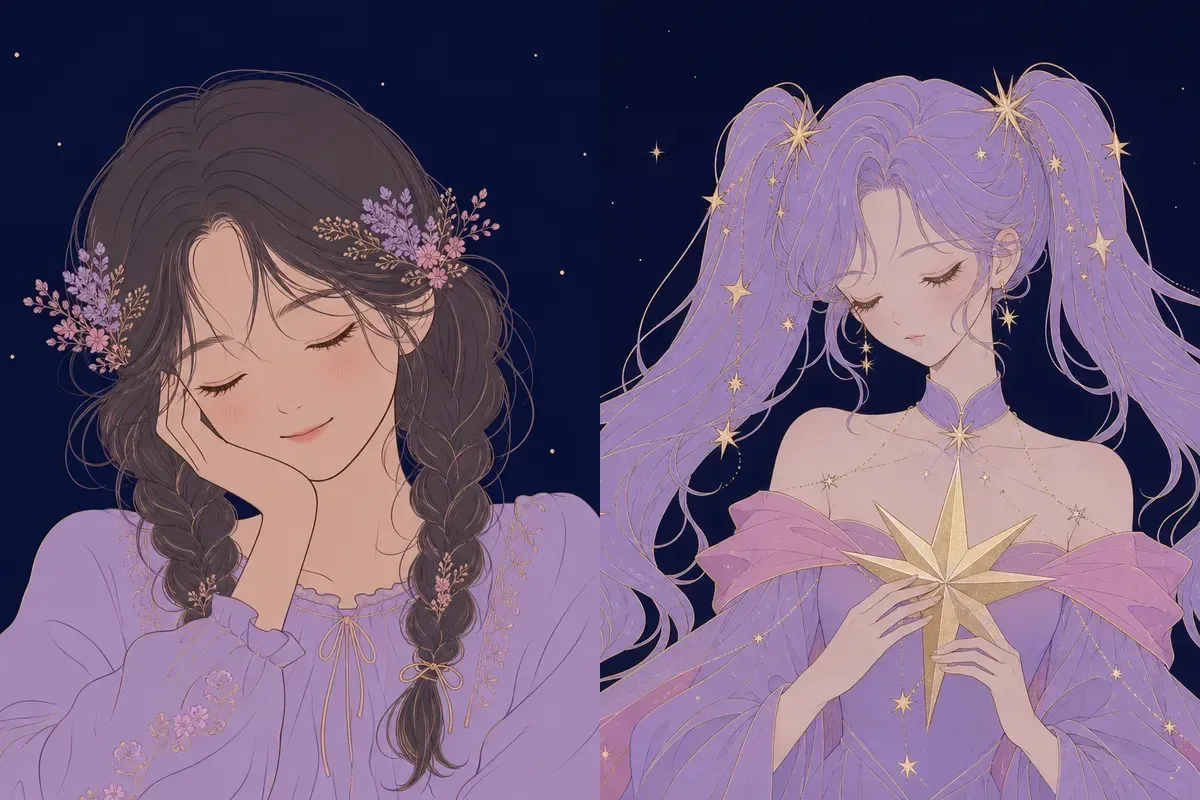 畢宿と星宿のイメージイラスト