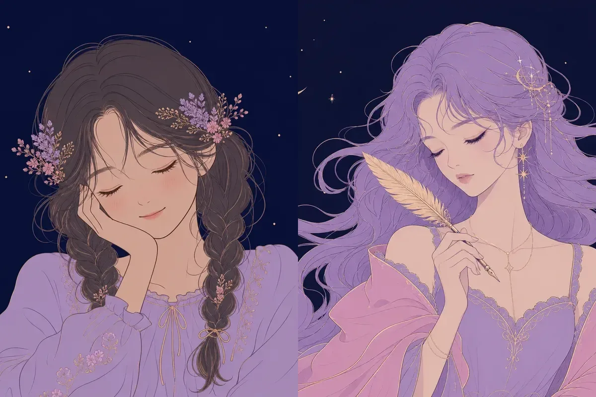 畢宿と婁宿のイメージイラスト