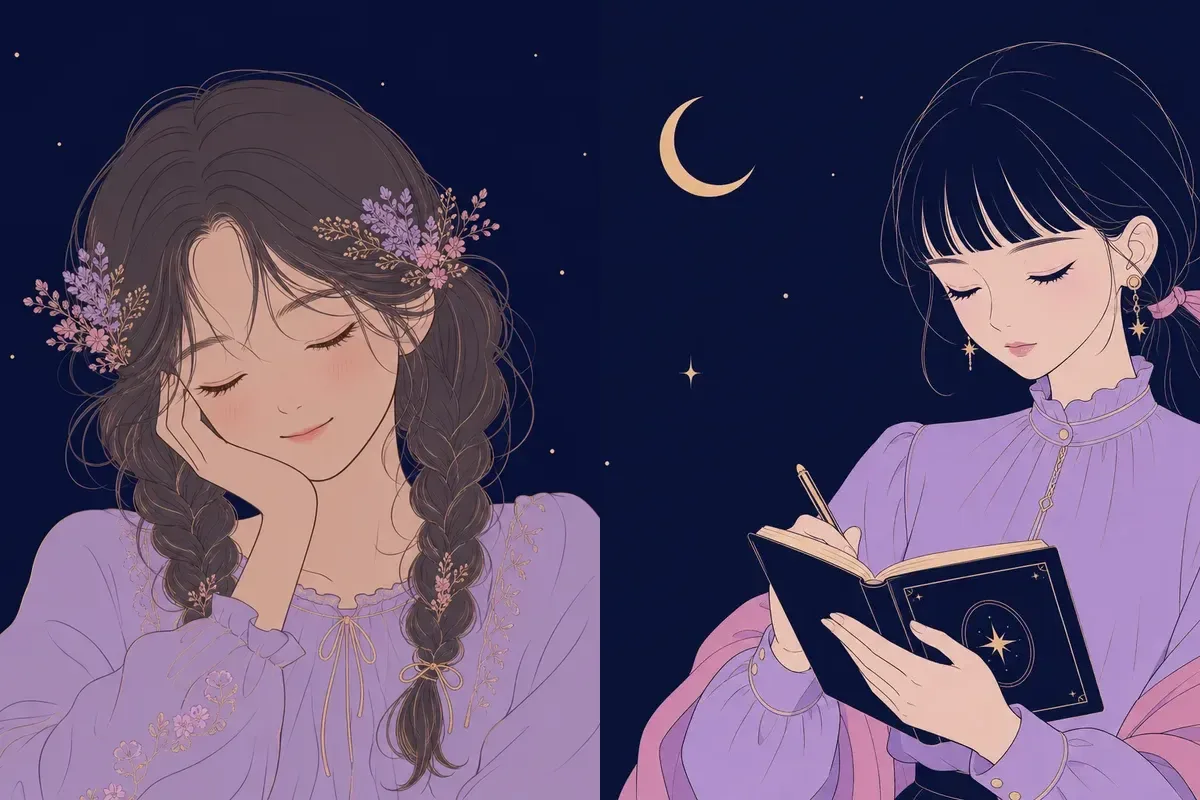 畢宿と井宿のイメージイラスト