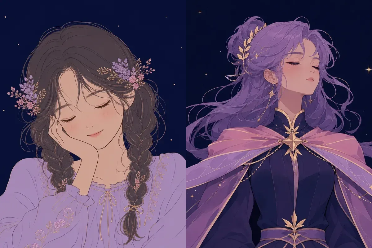畢宿と室宿のイメージイラスト