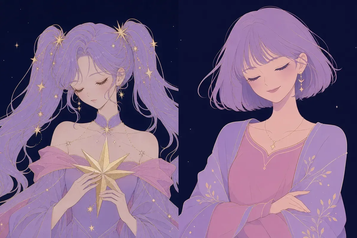 星宿と氐宿のイメージイラスト