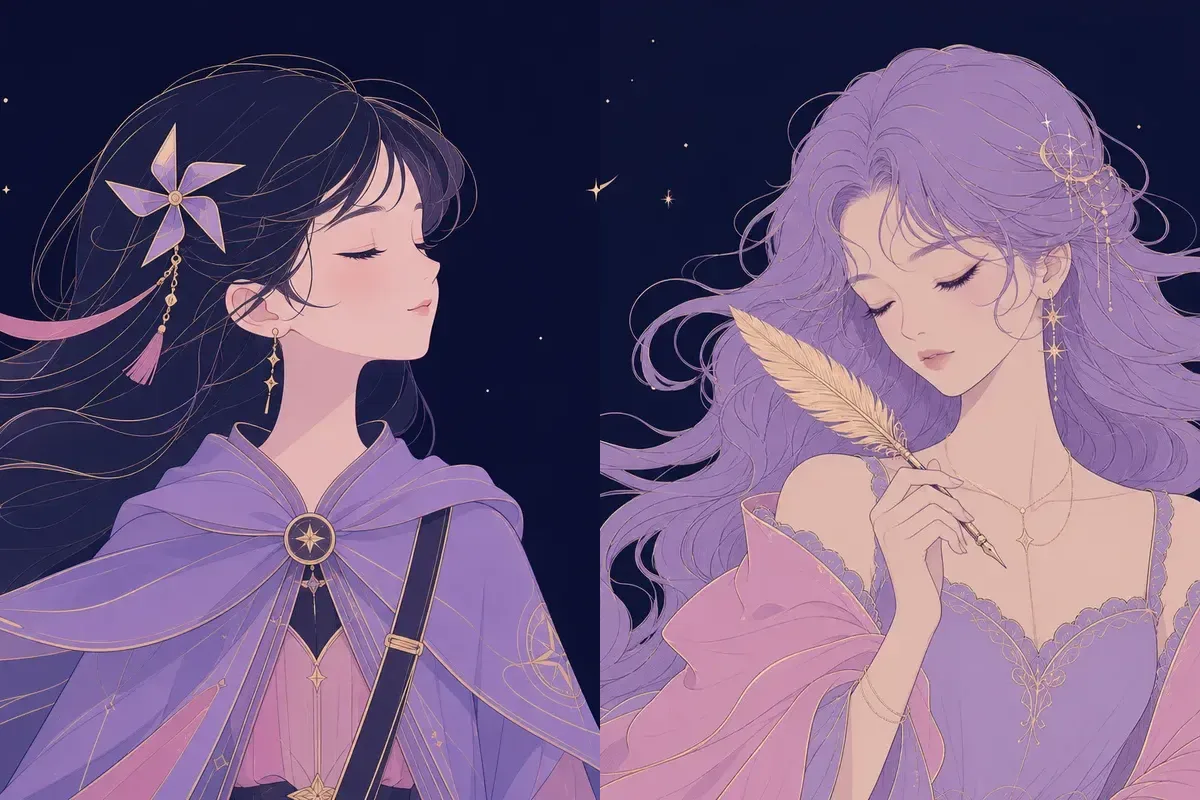 軫宿と婁宿のイメージイラスト