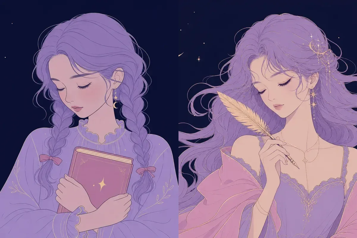 女宿と婁宿のイメージイラスト