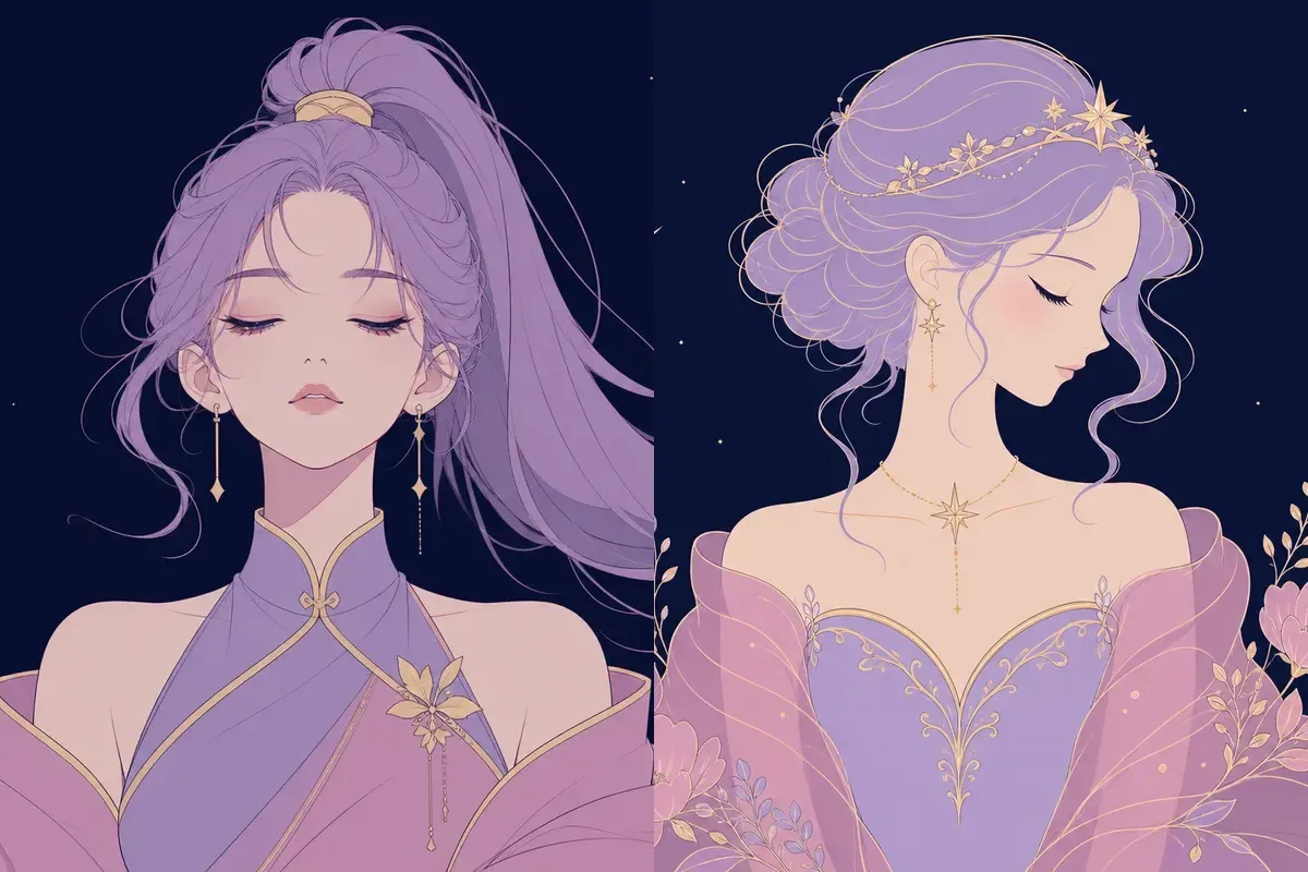 角宿と房宿のイメージイラスト
