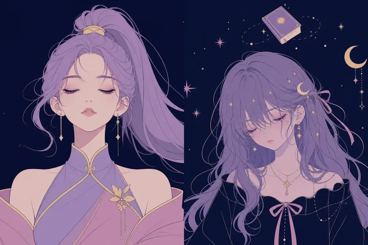 角宿と壁宿のイメージイラスト