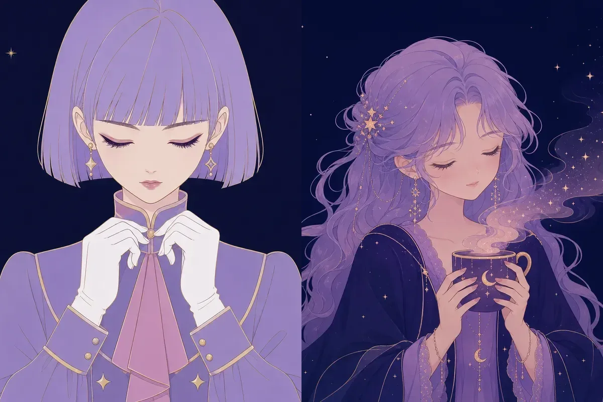 奎宿と斗宿のイメージイラスト