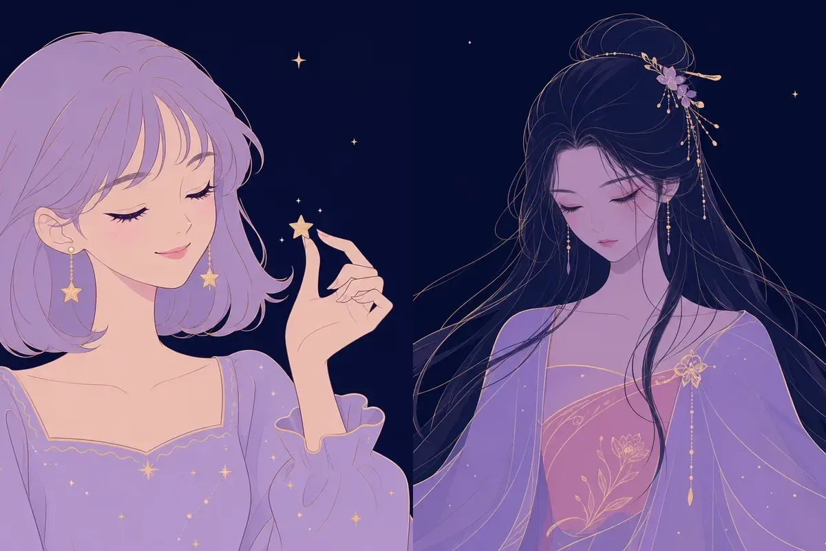 危宿と柳宿のイメージイラスト