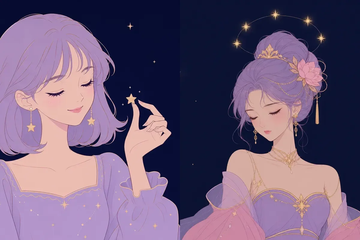 危宿と昴宿のイメージイラスト