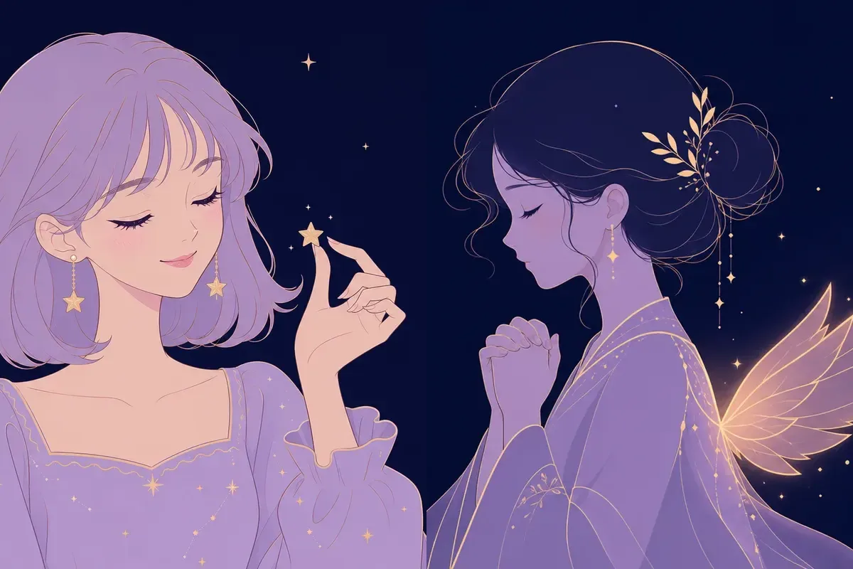 危宿と翼宿のイメージイラスト
