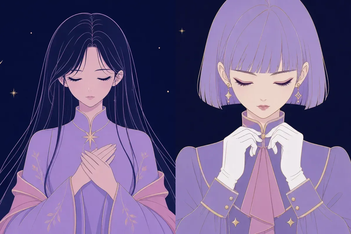 亢宿と奎宿のイメージイラスト