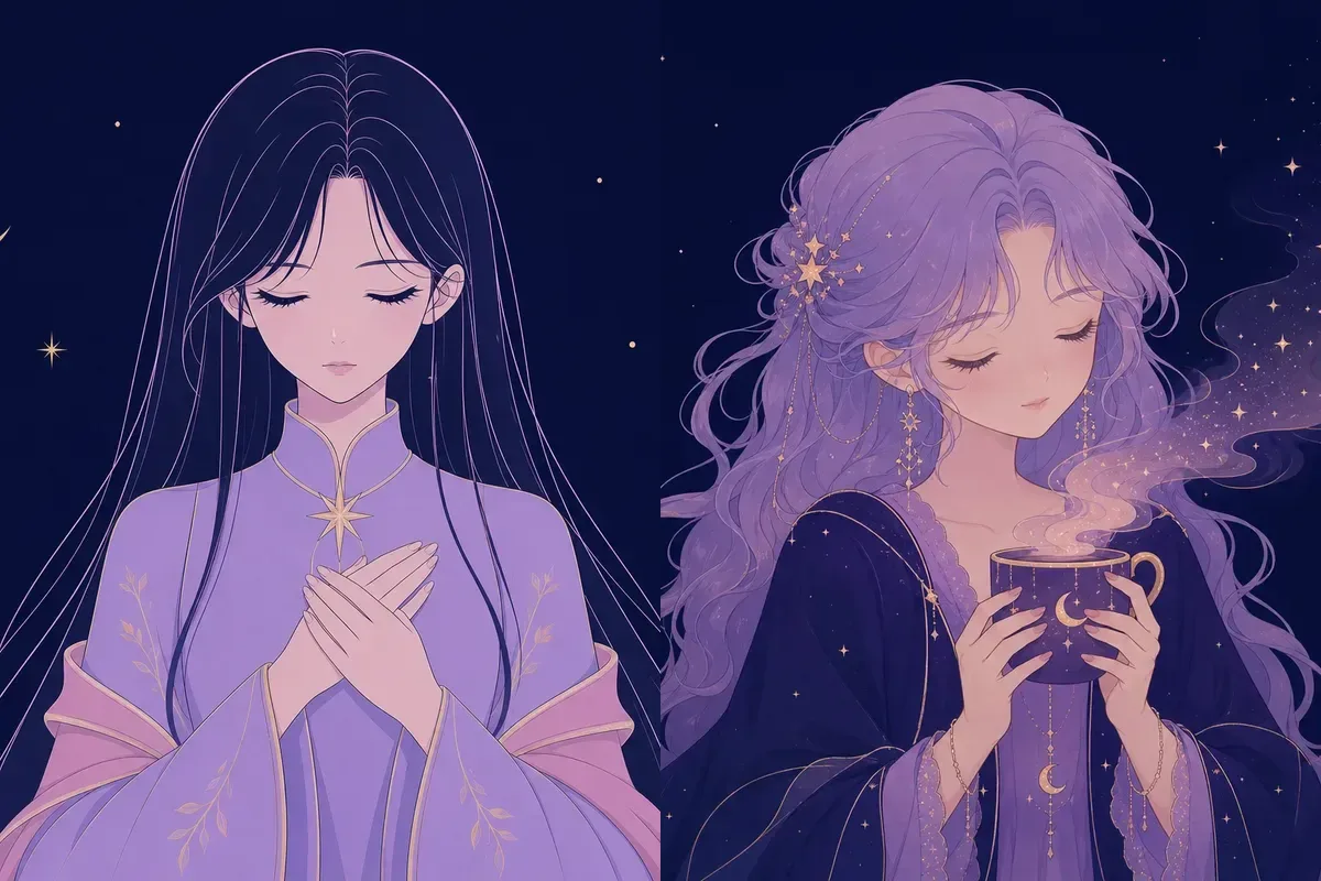 亢宿と斗宿のイメージイラスト