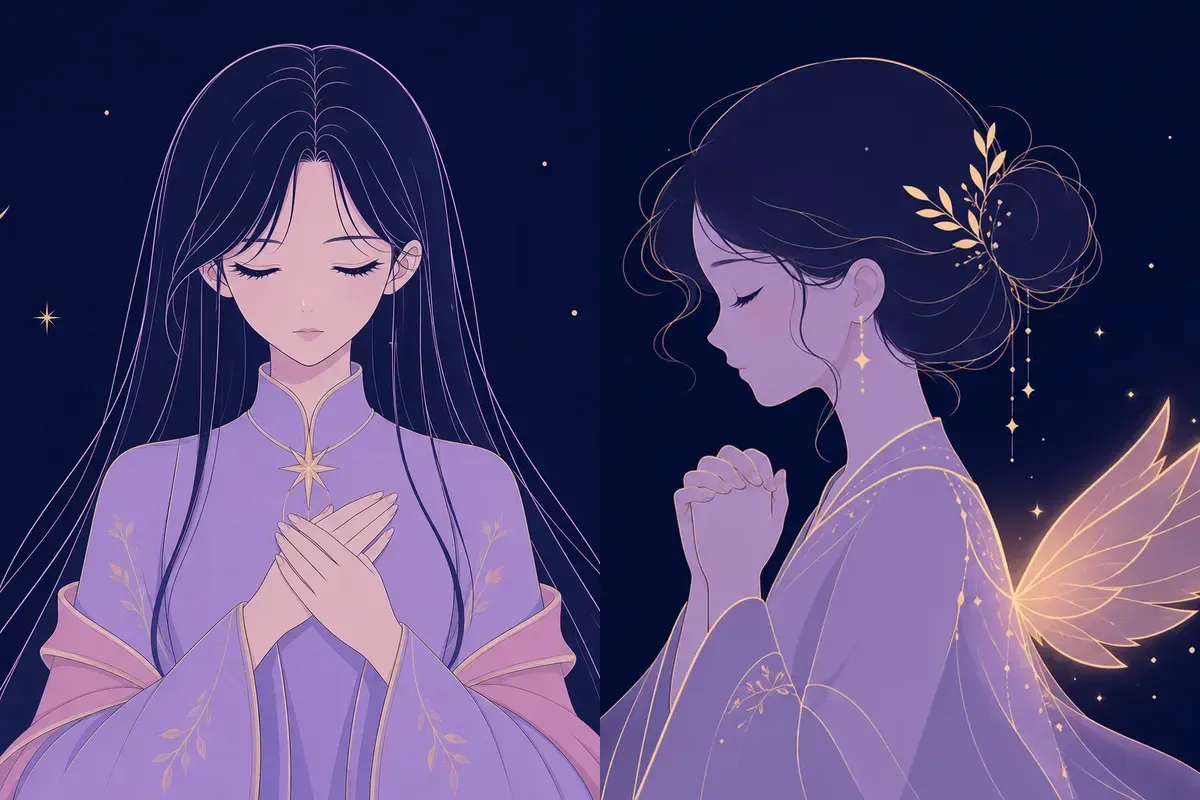 亢宿と翼宿のイメージイラスト