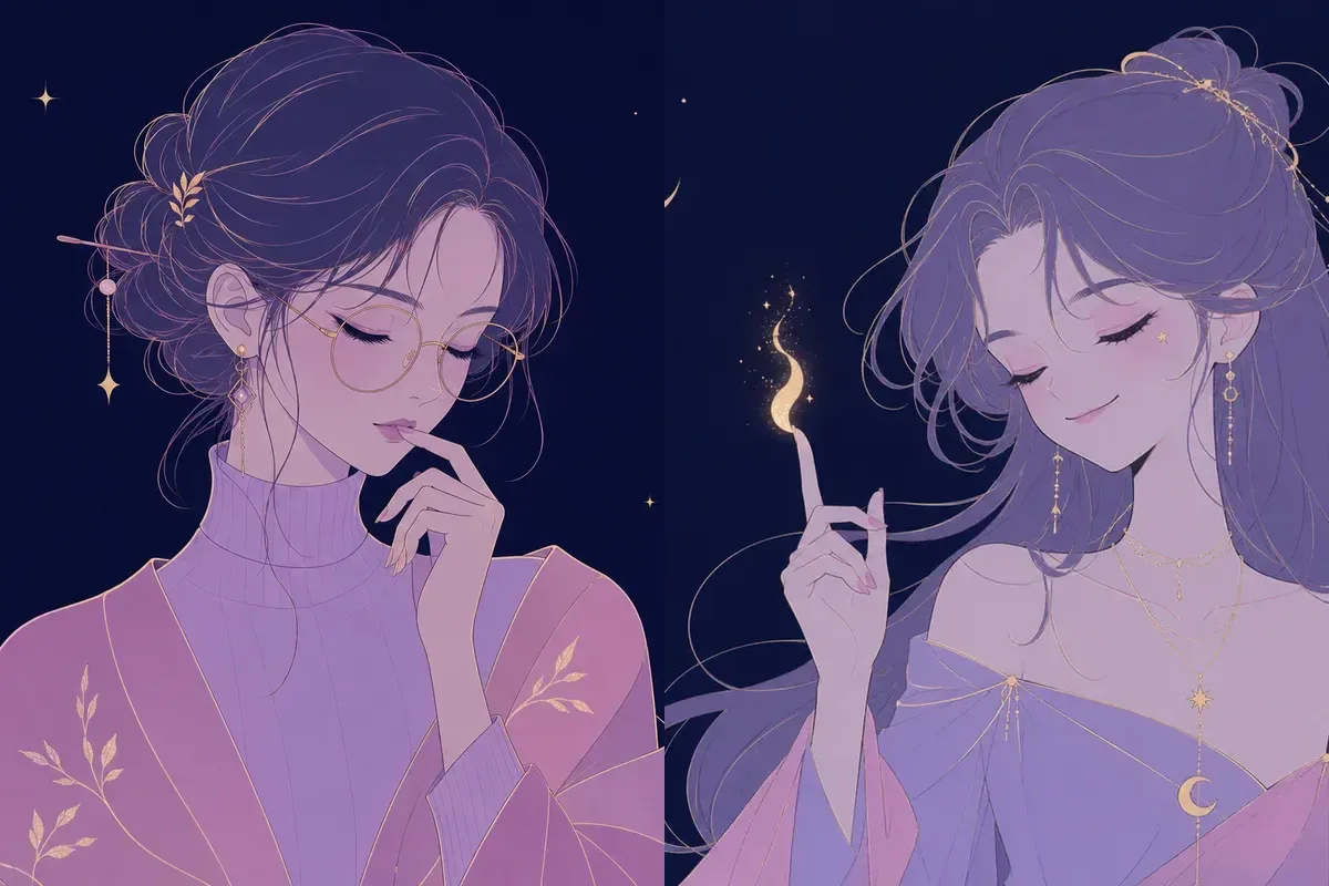 虚宿と胃宿のイメージイラスト