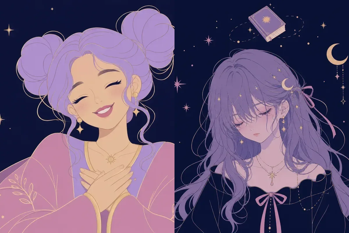 箕宿と壁宿のイメージイラスト