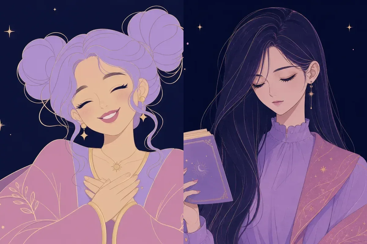 箕宿と觜宿のイメージイラスト
