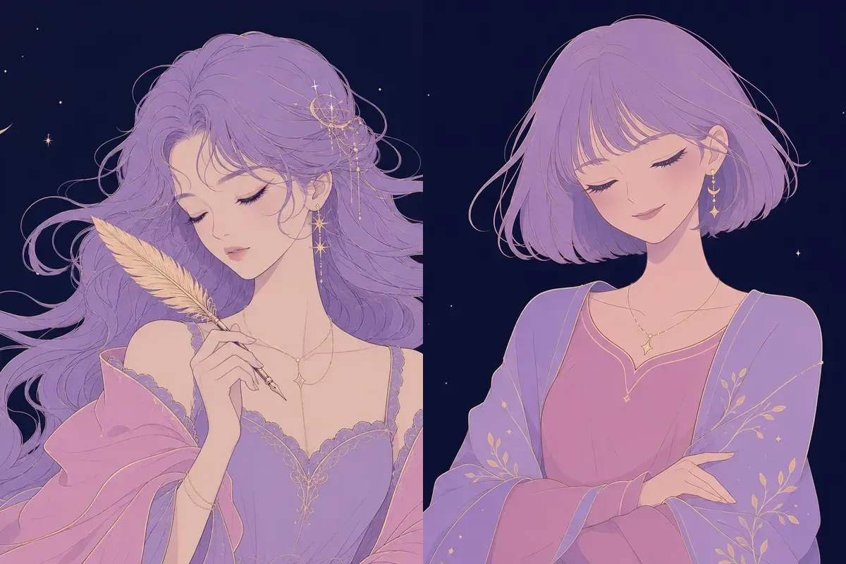 婁宿と氐宿のイメージイラスト