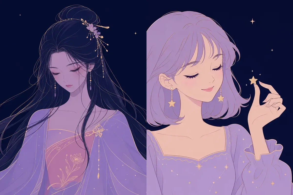 柳宿と危宿のイメージイラスト