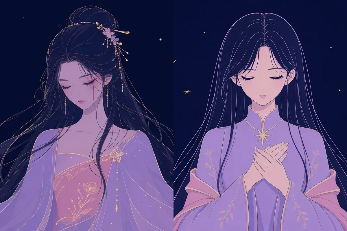 柳宿と亢宿のイメージイラスト