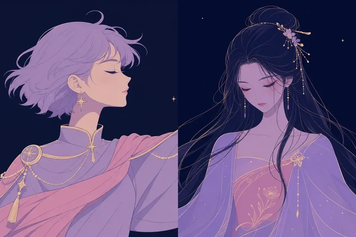 参宿と柳宿のイメージイラスト
