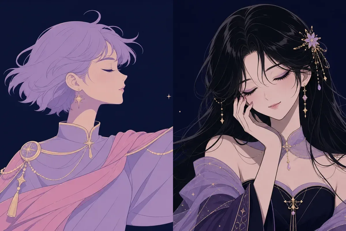 参宿と心宿のイメージイラスト