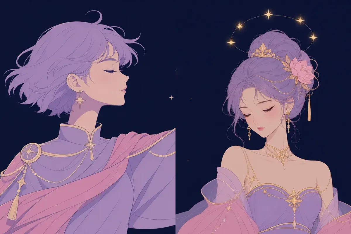 参宿と昴宿のイメージイラスト