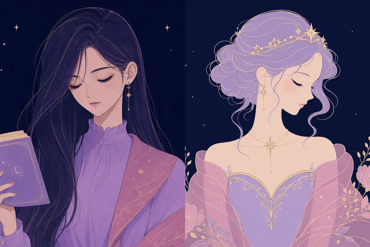 觜宿と房宿のイメージイラスト