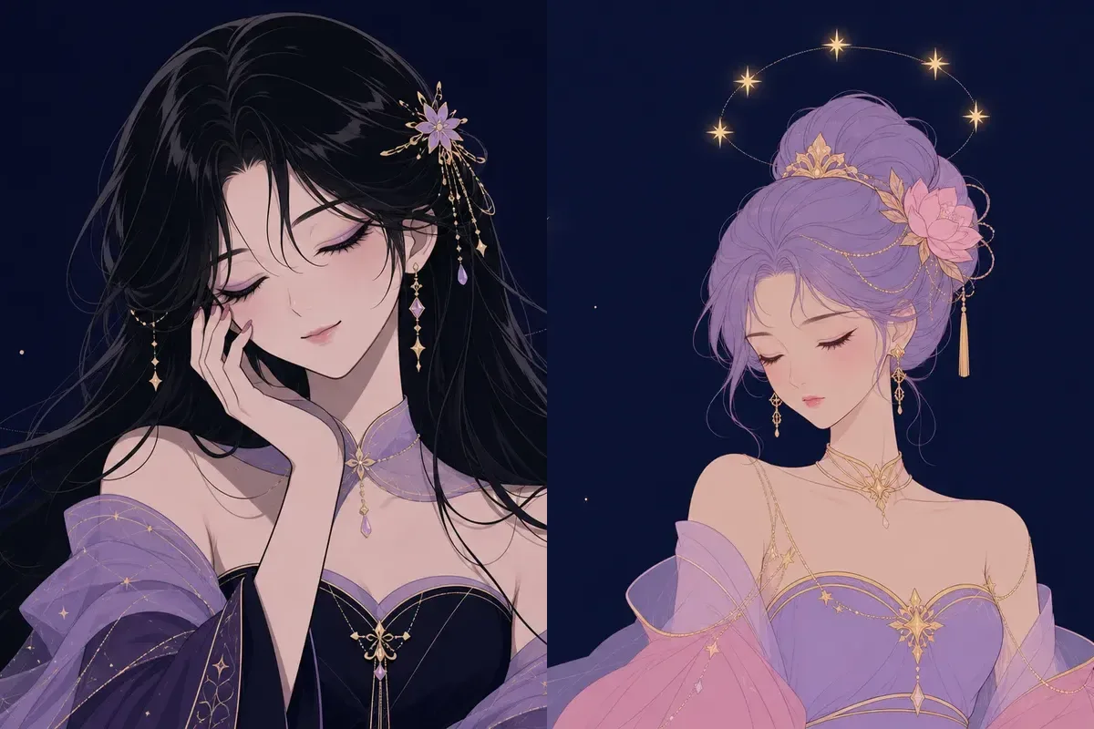 心宿と昴宿のイメージイラスト