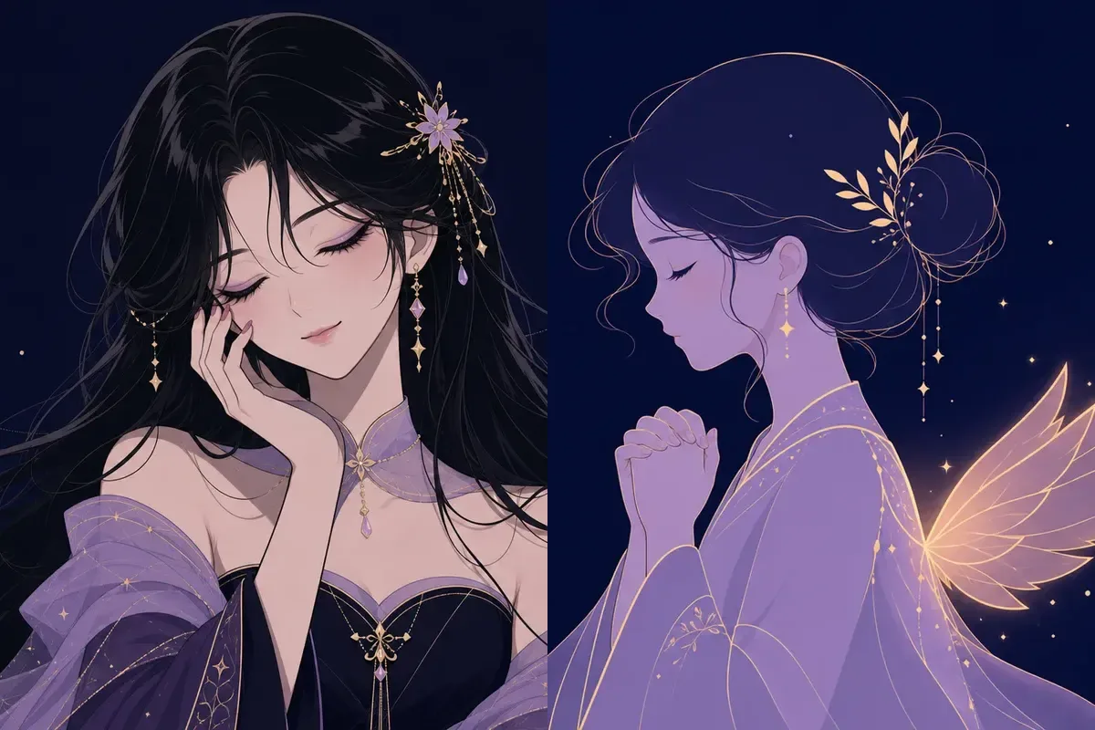 心宿と翼宿のイメージイラスト
