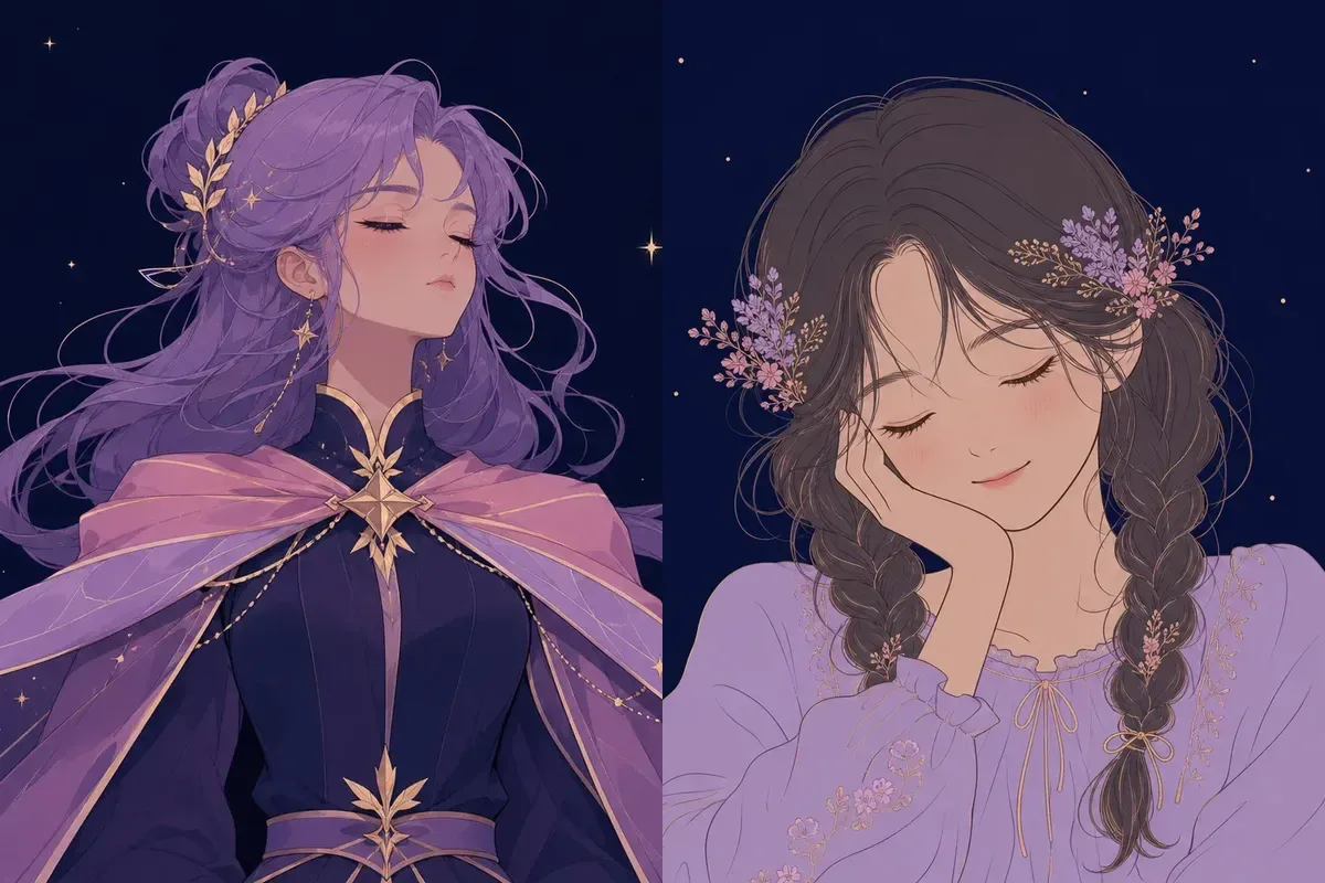 室宿と畢宿のイメージイラスト