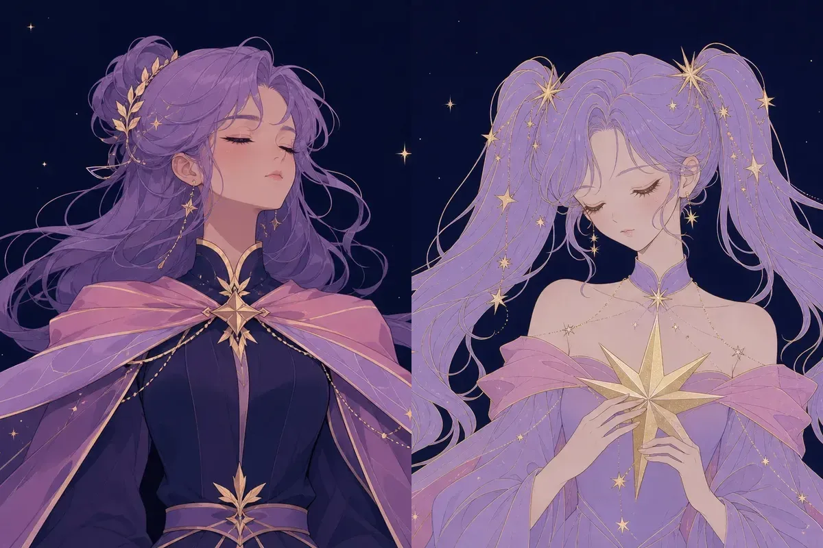室宿と星宿のイメージイラスト