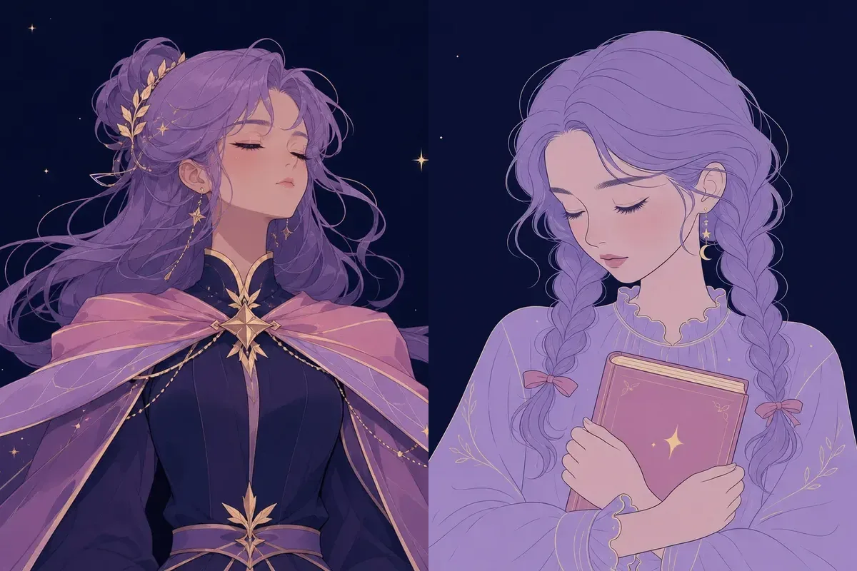 室宿と女宿のイメージイラスト