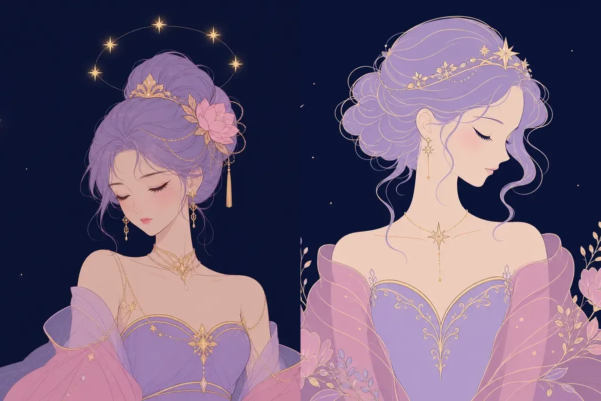 昴宿と房宿のイメージイラスト