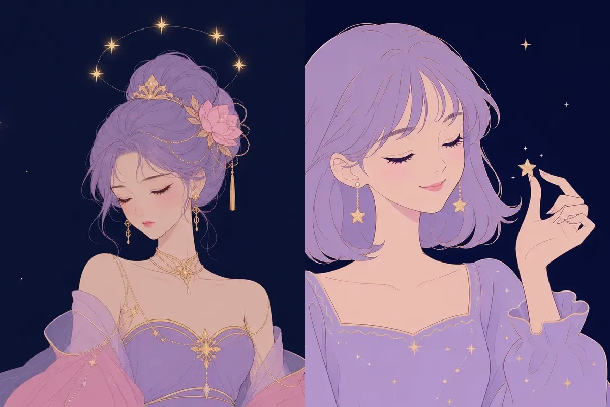 昴宿と危宿のイメージイラスト