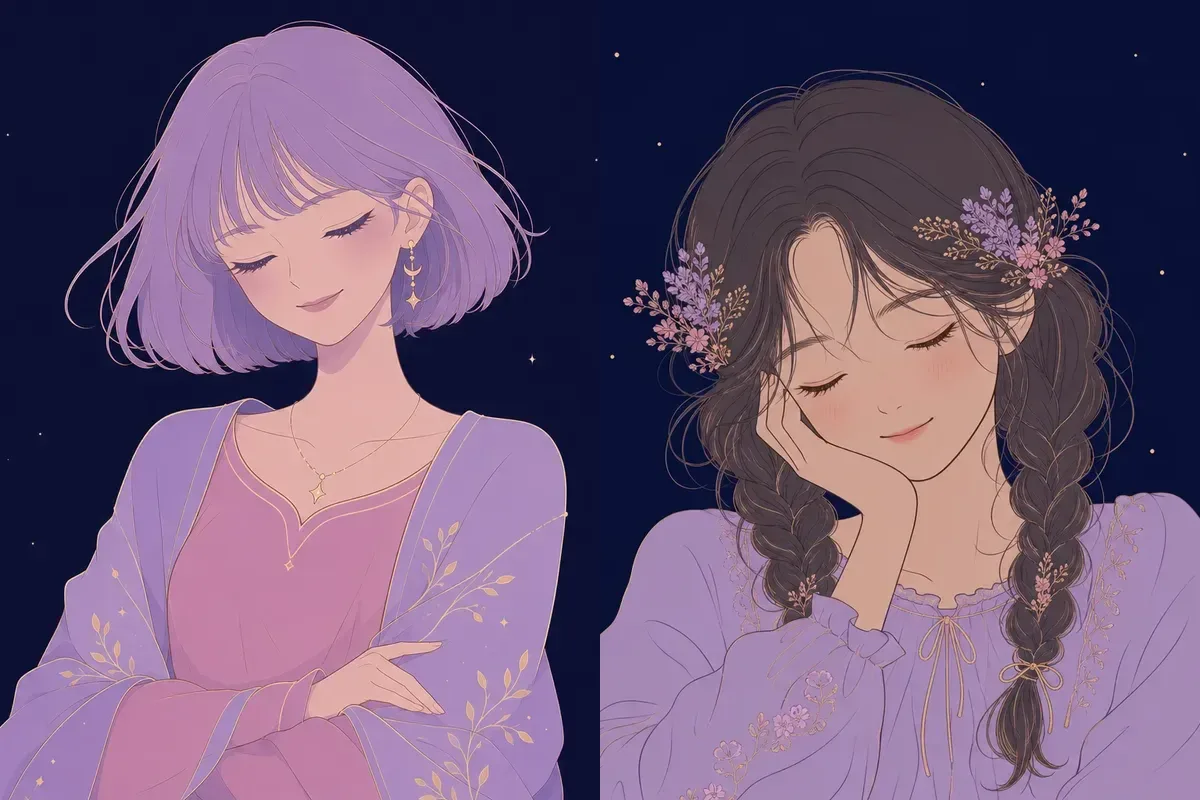 氐宿と畢宿のイメージイラスト