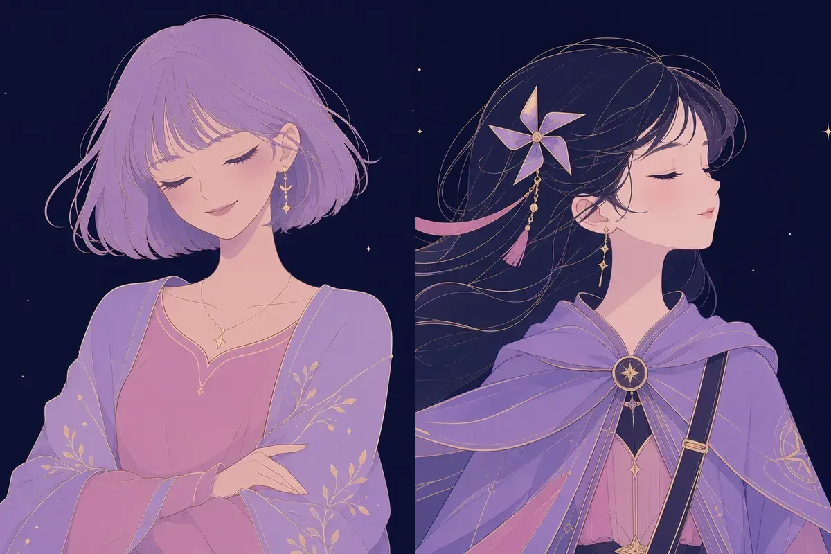 氐宿と軫宿のイメージイラスト