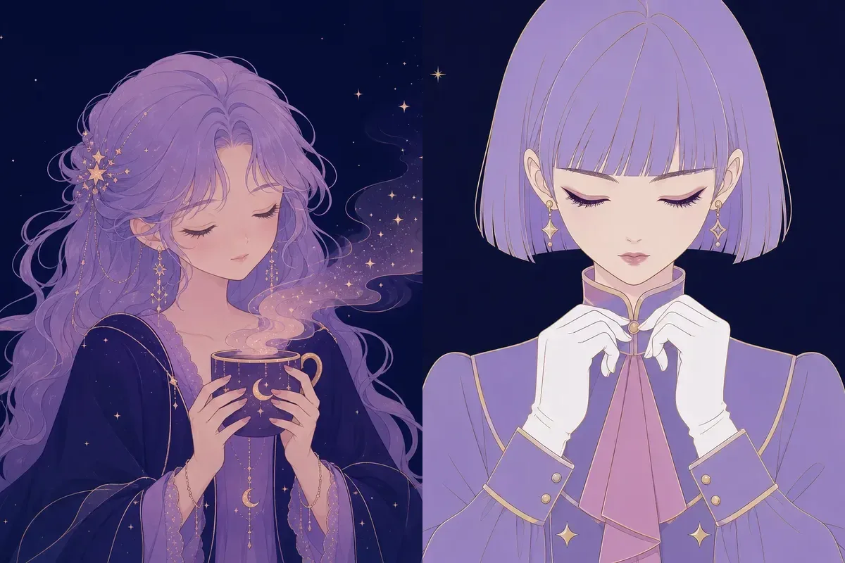 斗宿と奎宿のイメージイラスト