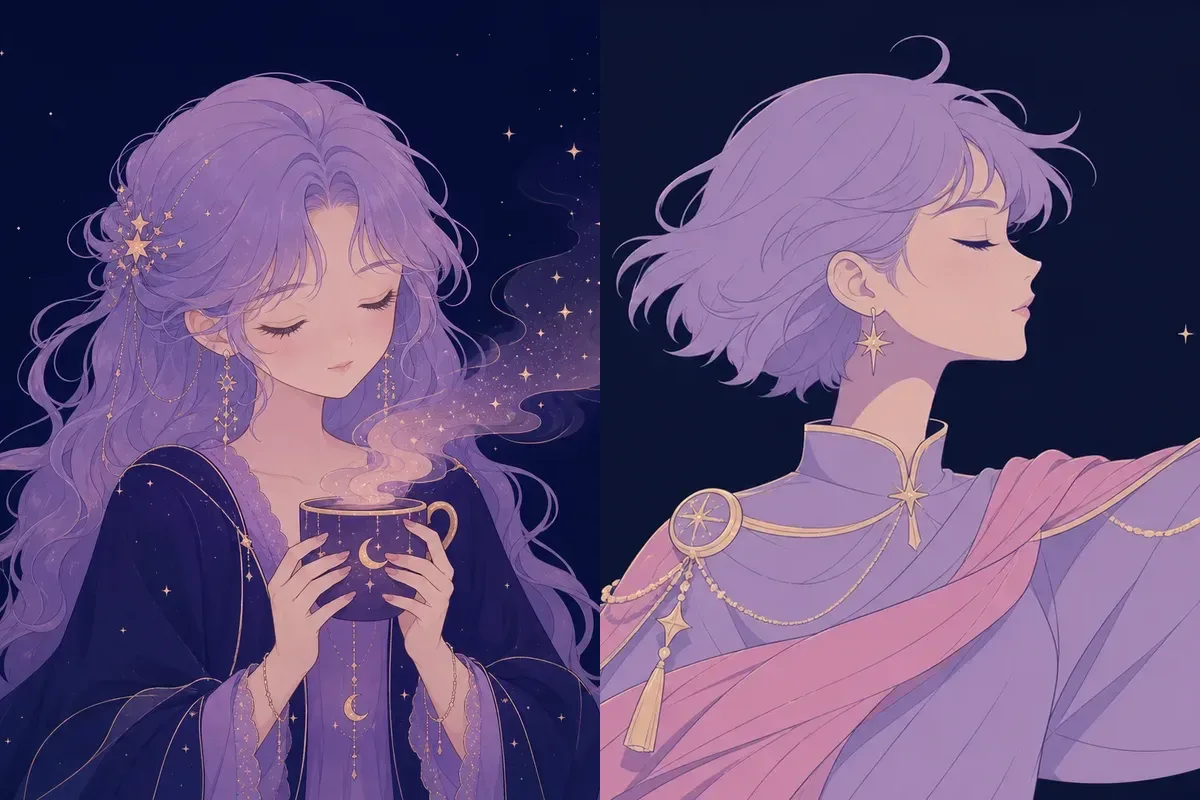 斗宿と参宿のイメージイラスト