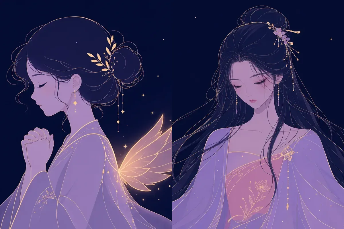 翼宿と柳宿のイメージイラスト