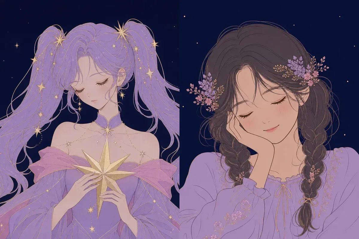 星宿と畢宿のイメージイラスト