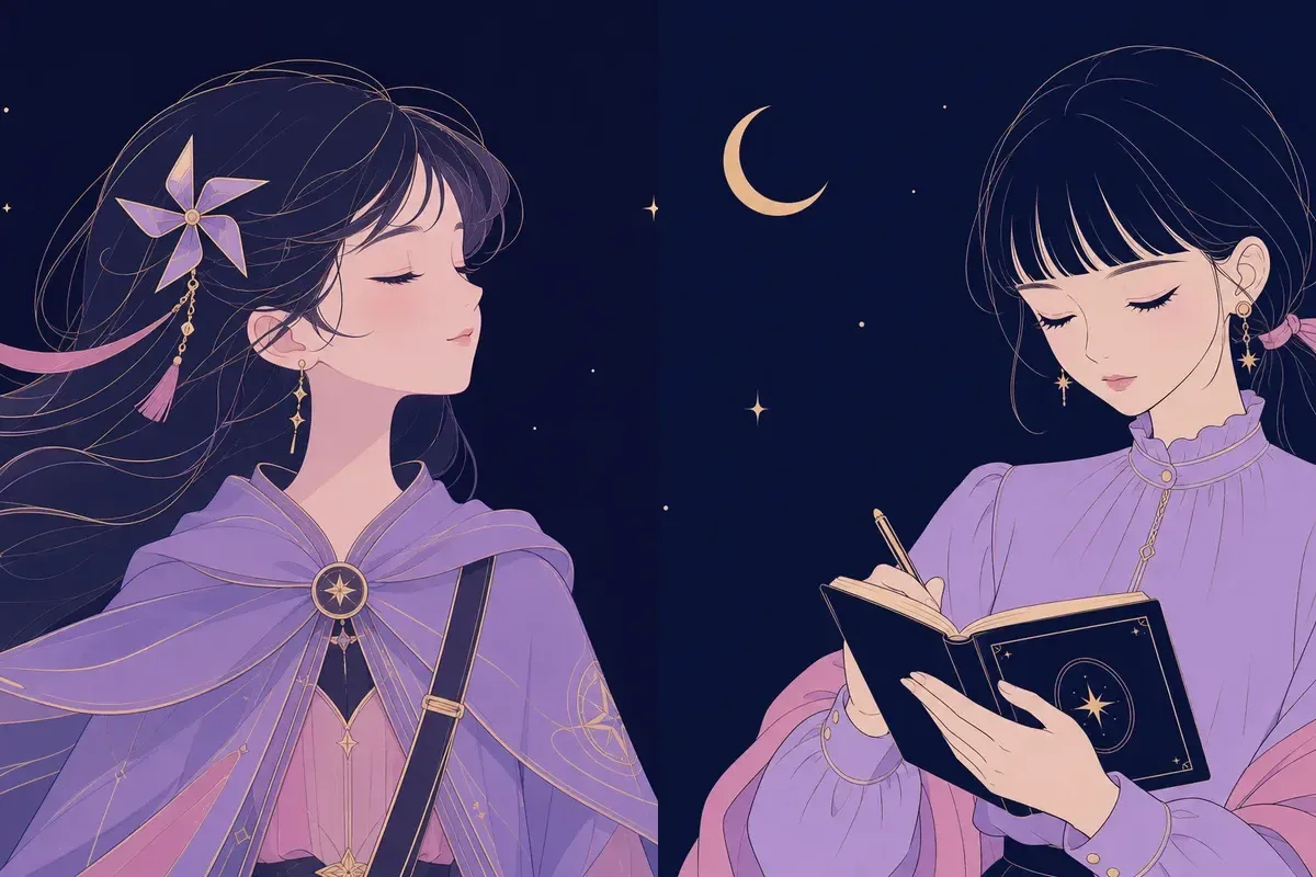 軫宿と井宿のイメージイラスト