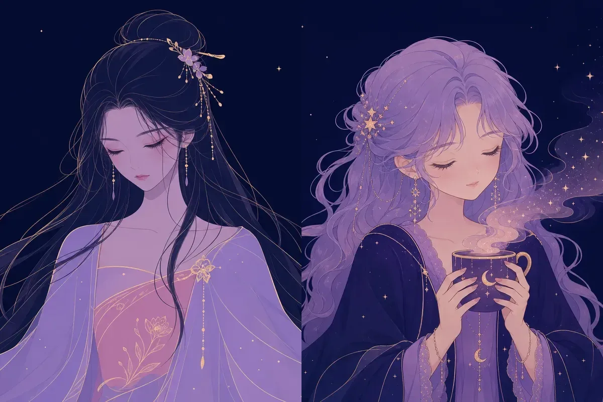 柳宿と斗宿のイメージイラスト